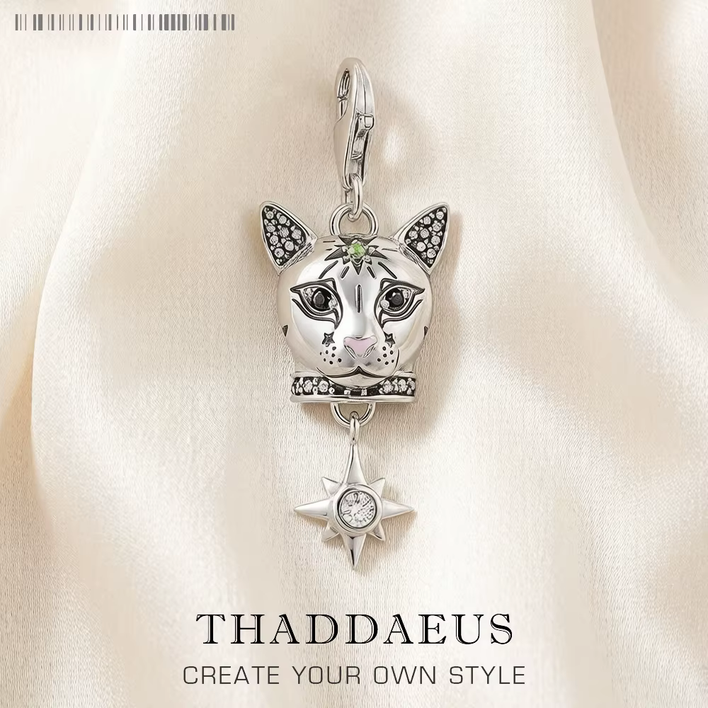 Pendentif chat magique d'été, nouveaux bijoux faits à la main pour dames, bijoux européens