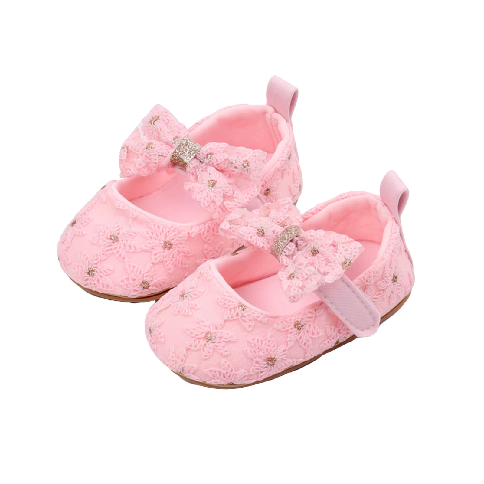 Chaussures plates à essence Mary pour bébés filles, chaussures souples, nœud papillon, robe de marié