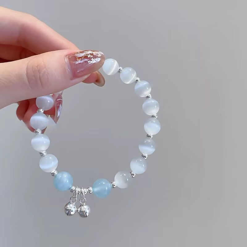 Bracelet de perles pentagramme étoile de cristal Harajuku pour femmes, breloque esthétique Vintage, 