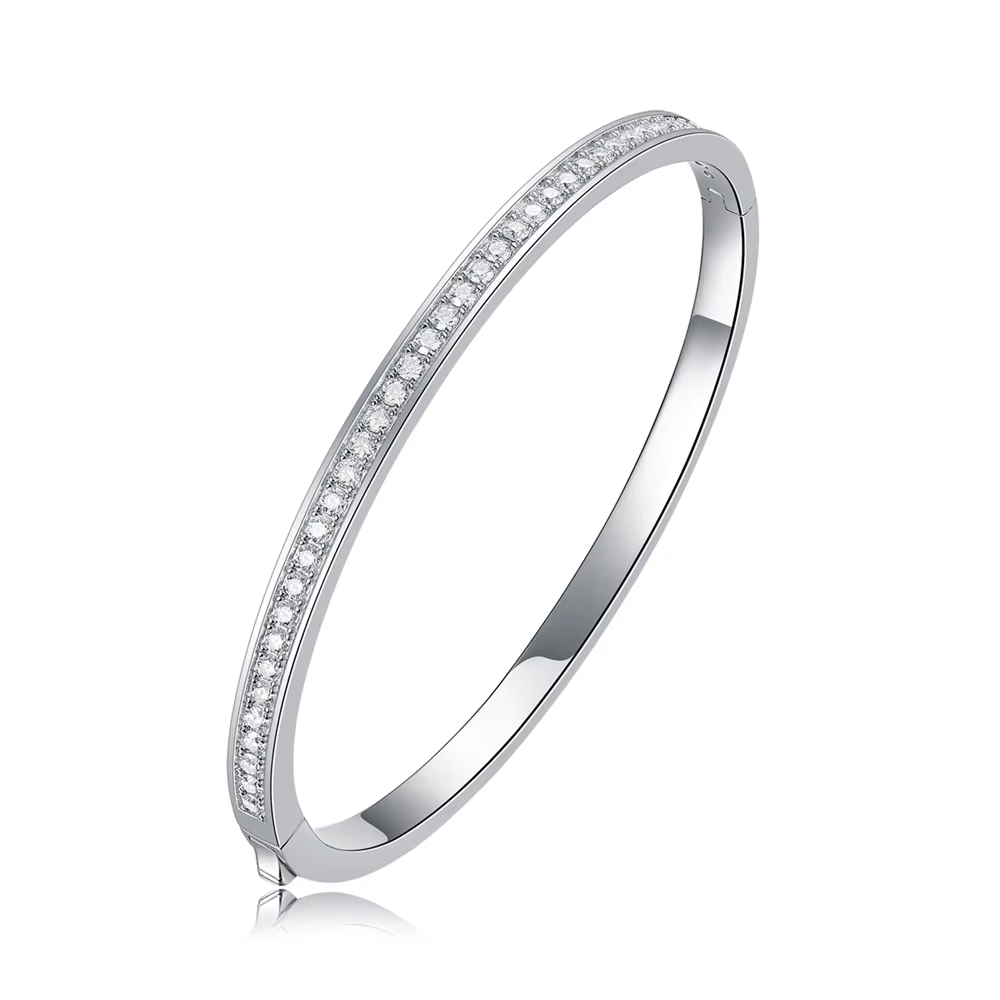 PuBang – Bracelet en argent Sterling 925 massif, bijoux élégants, tous les diamants Moissanite, pier