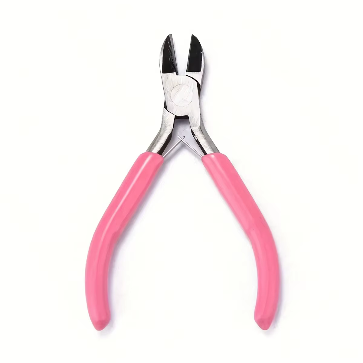 Kit d'outils de pinces à bijoux roses, comprend une coupe-fil rond à aiguille et une pince à nez inc