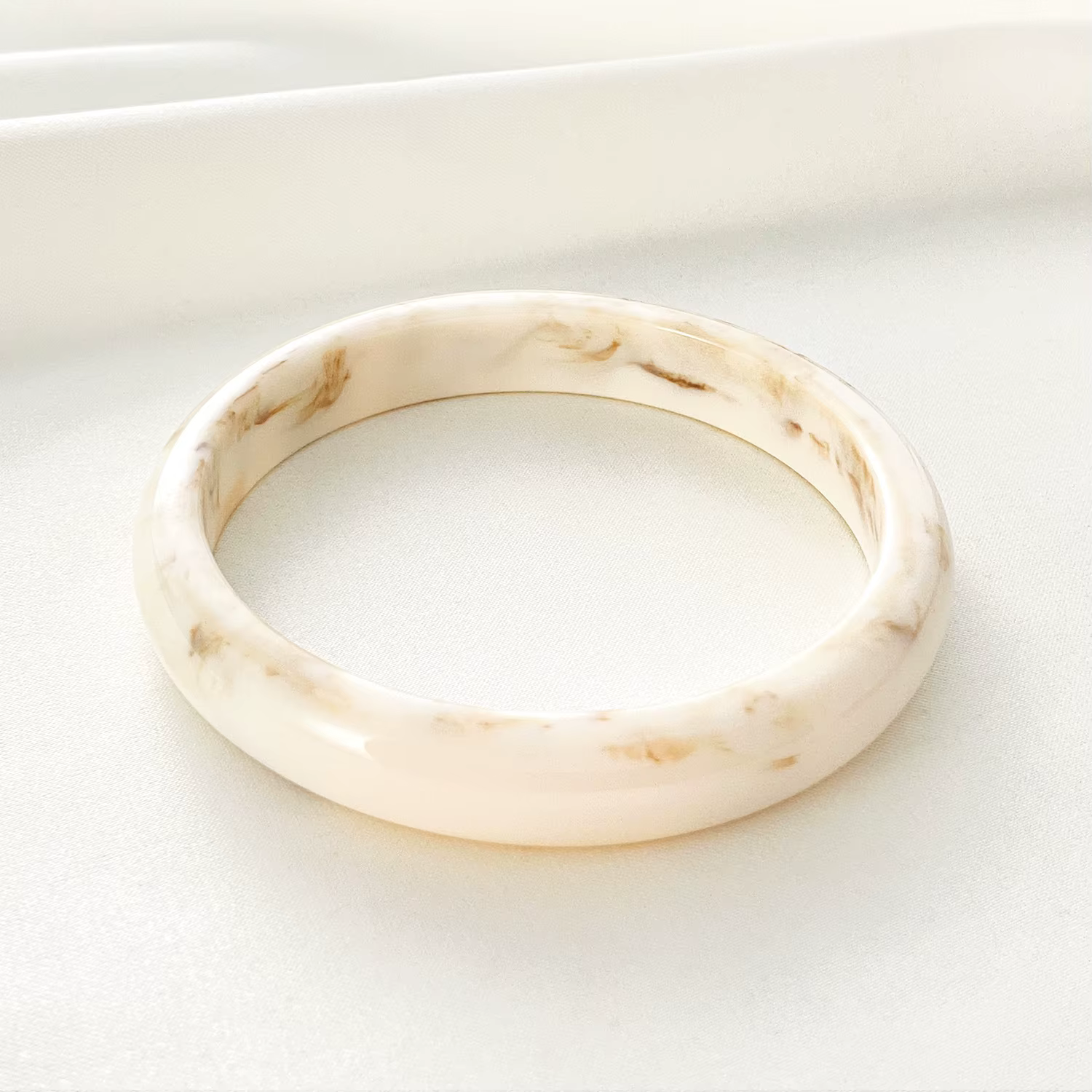 Bracelets en acrylique pour femmes, Vintage, Grain de pierre, Imitation émeraude exquise, classique,