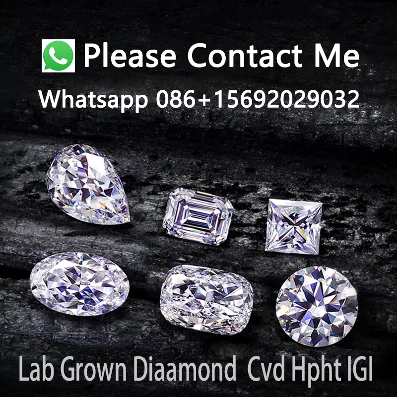 Bague en diamant de laboratoire 1-10 carats DE VS-VVS1, bijoux personnalisés, diamant cultivé en lab