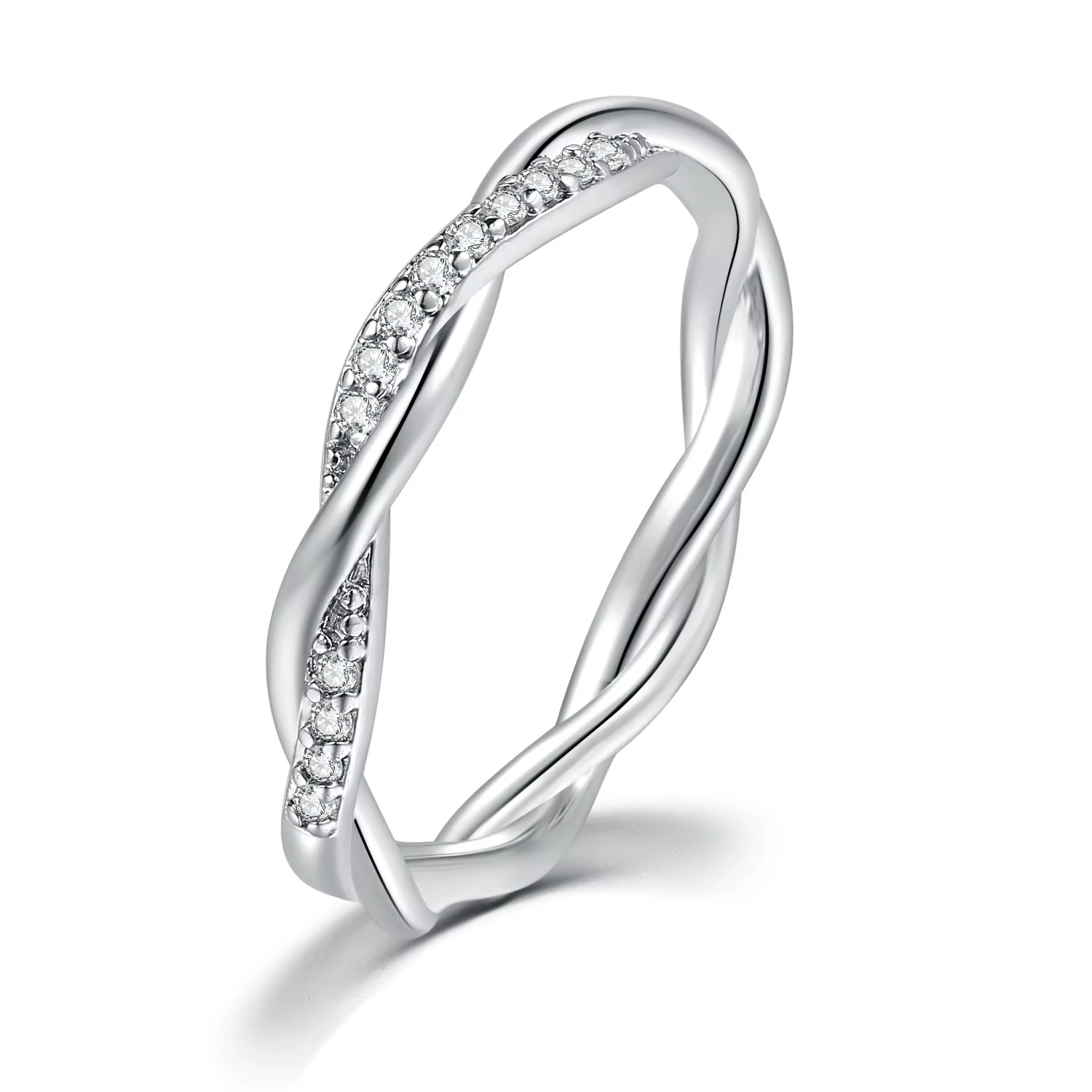 Bagues De Promesse De tempérament Pour femmes, mariage, Bague De fiançailles, Document En argent, Ca