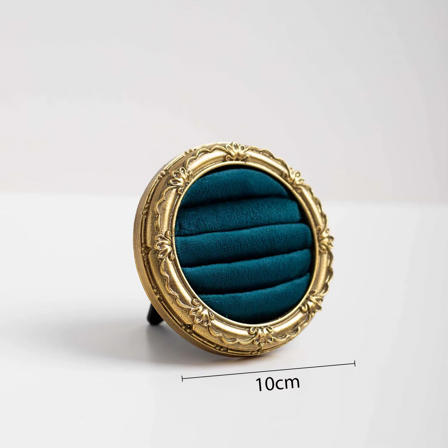 Étagère de rangement de bijoux Vintage, étagères en velours pour boucles d'oreilles, bagues, cadre d