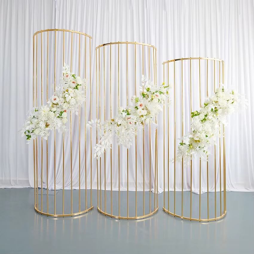 Décoration murale de scène, panneau d'événement, support de fleurs, arc de mariage