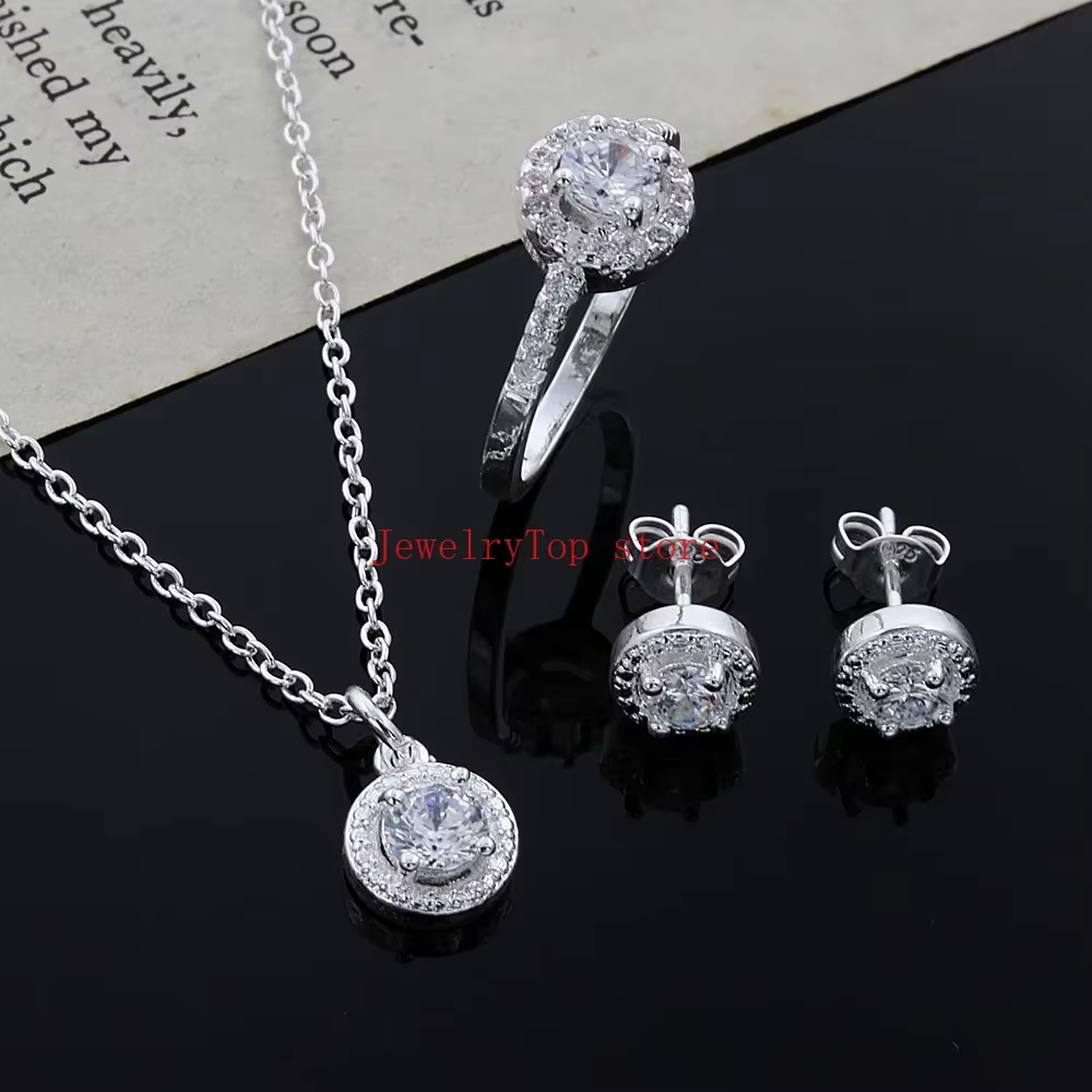 Offre spéciale 925 en argent Sterling mignon cadeau de noël noble mode élégante femmes brillant cris