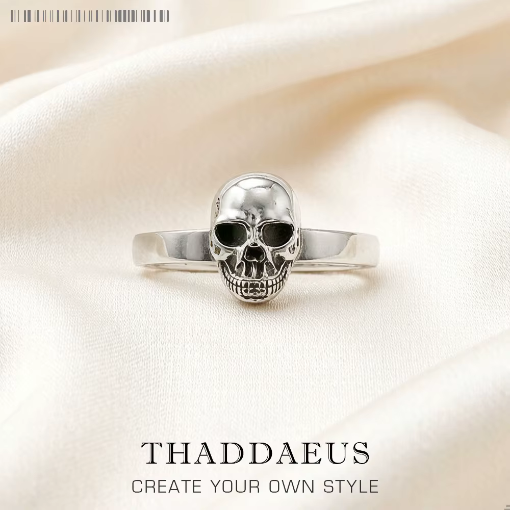 Bague crâne Europe rebelles Steet, bijoux fins pour femmes et hommes, tout nouveau cadeau Punk en ar