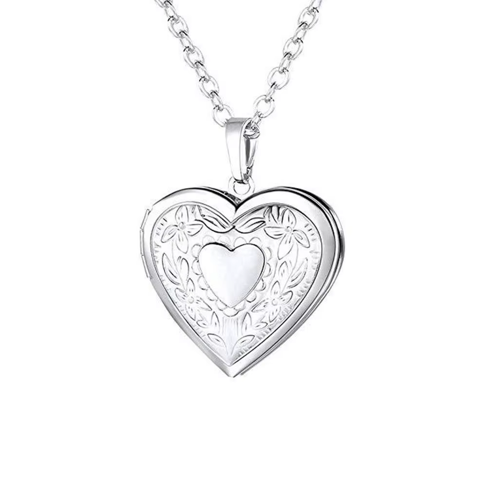 Amant de la mode bijoux ami Photo Photo médaillon en forme de coeur collier pendentif