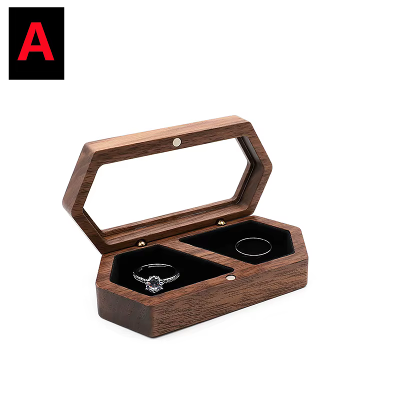 Nouvelle boîte à bagues, rangement de bijoux, bague de fiançailles, cérémonie de mariage, propositio