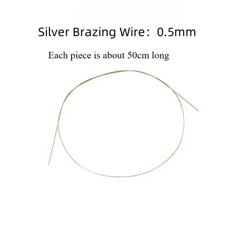 Fil et feuille d'argent pour la fabrication de bijoux, réparation de bagues et bracelets DIY, multi-