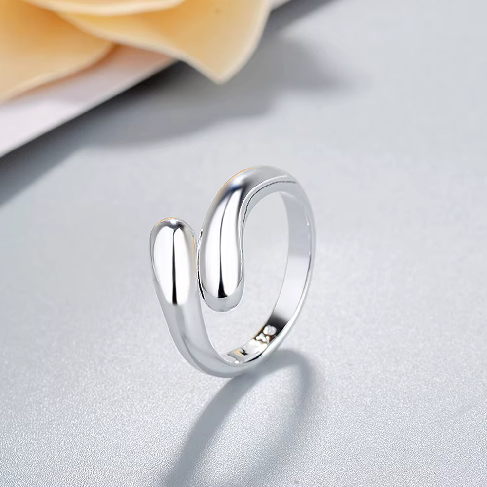 Bagues en argent Sterling 925 pour femmes, de haute qualité, de marques populaires, en forme de gout