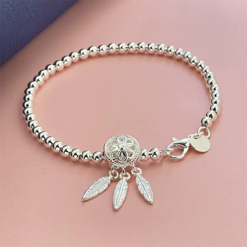Bracelet attrape-rêves en argent Sterling 925 pour femmes, Simple, à la mode, pour fête d'anniversai
