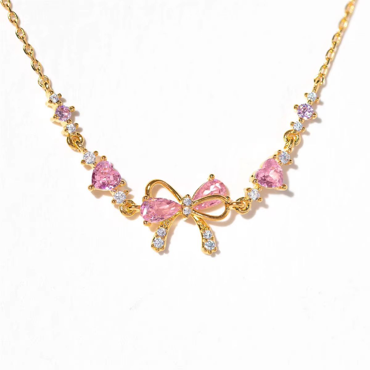 Bracelet Style Instagram mignon et doux, amour Zircon papillon Festival, bijoux cadeau de saint vale