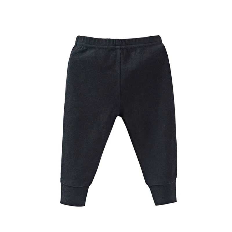 Pantalon pour bébé 100% coton, couleur unie, pantalon de jogging décontracté pour nouveau-né, nourri