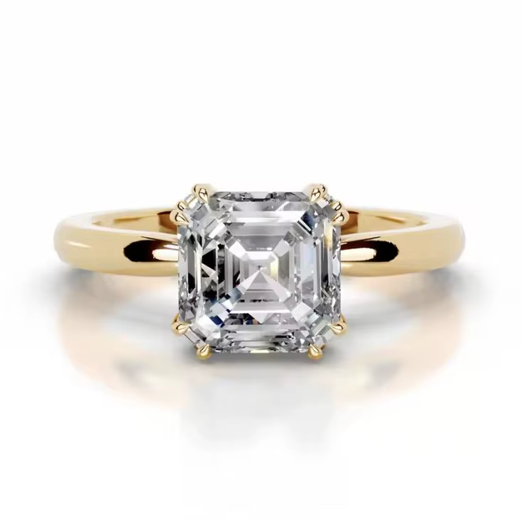 Bague de mariage MUSHAN personnalisée en argent sterling 925 avec diamant Moissanite véritable coule
