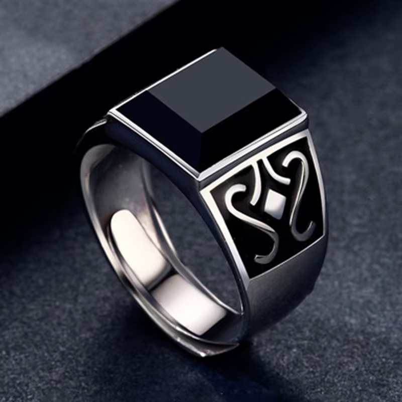 Bague Vintage de luxe en argent Sterling 925 pour femmes, bijoux simples, bague en diamant imitation