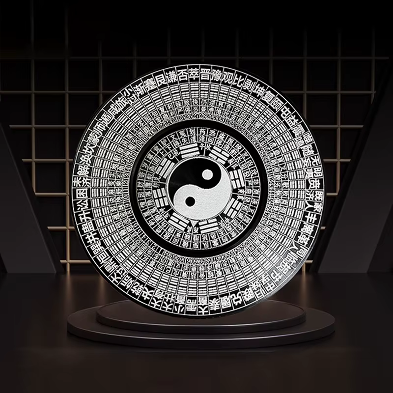 Boussole Feng Shui rotative en laiton Tai Chi Bagua chinois Luopan, fournitures principales professi