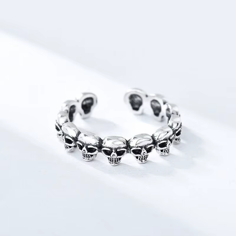 Bagues réglables en argent Sterling 925 pour femmes, bijoux fins de luxe, accessoires esthétiques Vi