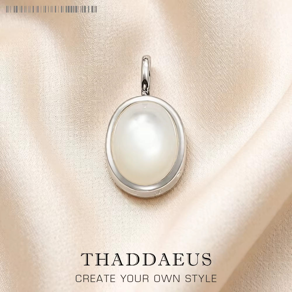 Pendentif ovale blanc opale, flambant neuf, bijoux classiques à la mode, accessoires de Style europé