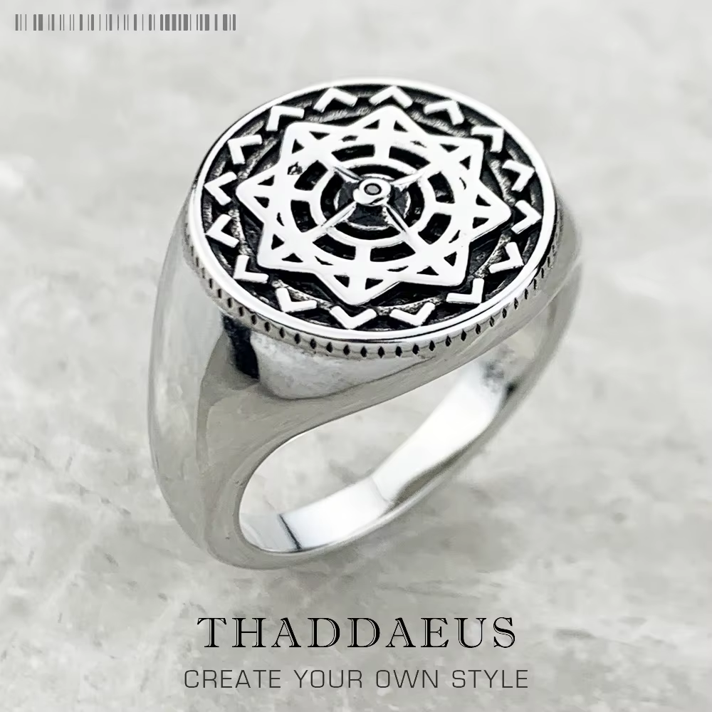 Bague boussole Vintage nostalgique, bijoux fins pour femmes et hommes, tout nouveau cadeau d'amour e