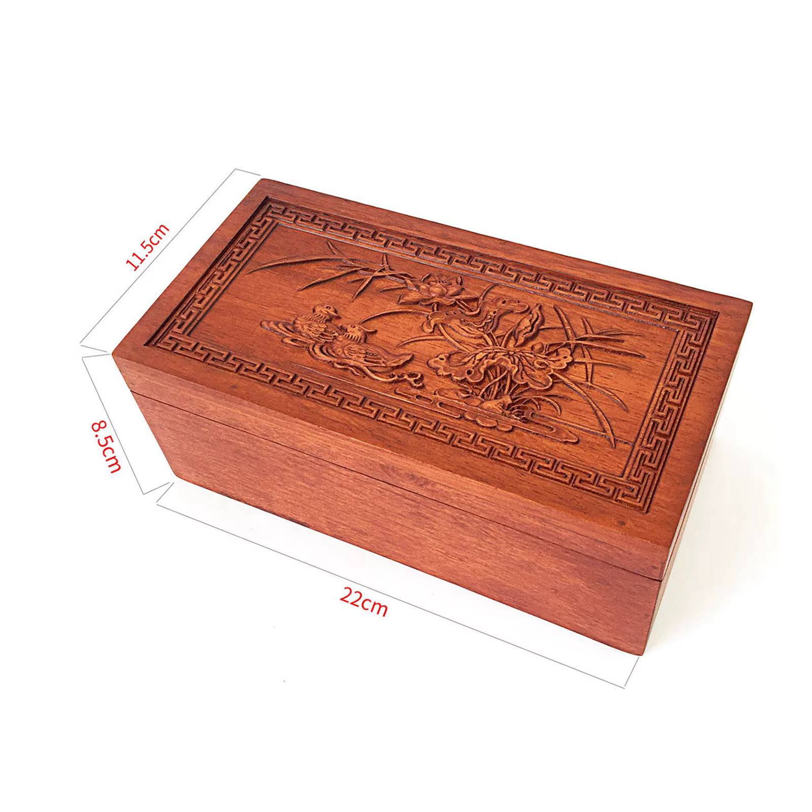 Boîte à bijoux en bois Vintage polyvalente pour femmes, organisateur de bibelots, boîte de rangement