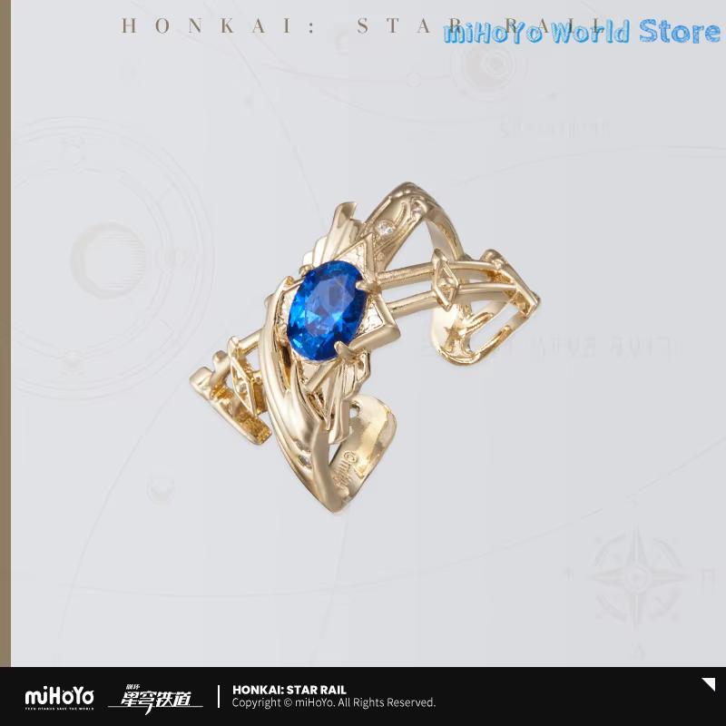 Bague de dimanche originale officielle Honkai Star Rail, série d'impression sur le thème du dimanche
