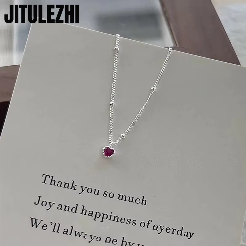 Collier pendentif en argent Sterling 925 pour femmes, bijoux d'amour, petit Mini pendentif en forme 