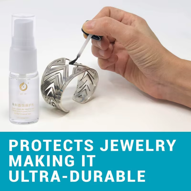Agent protecteur revêtement bijoux transparent, embellit, protège les bijoux du ternissement, livrai