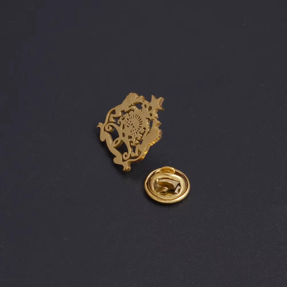 Broche Anniyo Maroc pour femmes, bijoux marocains en acier inoxydable # 541762