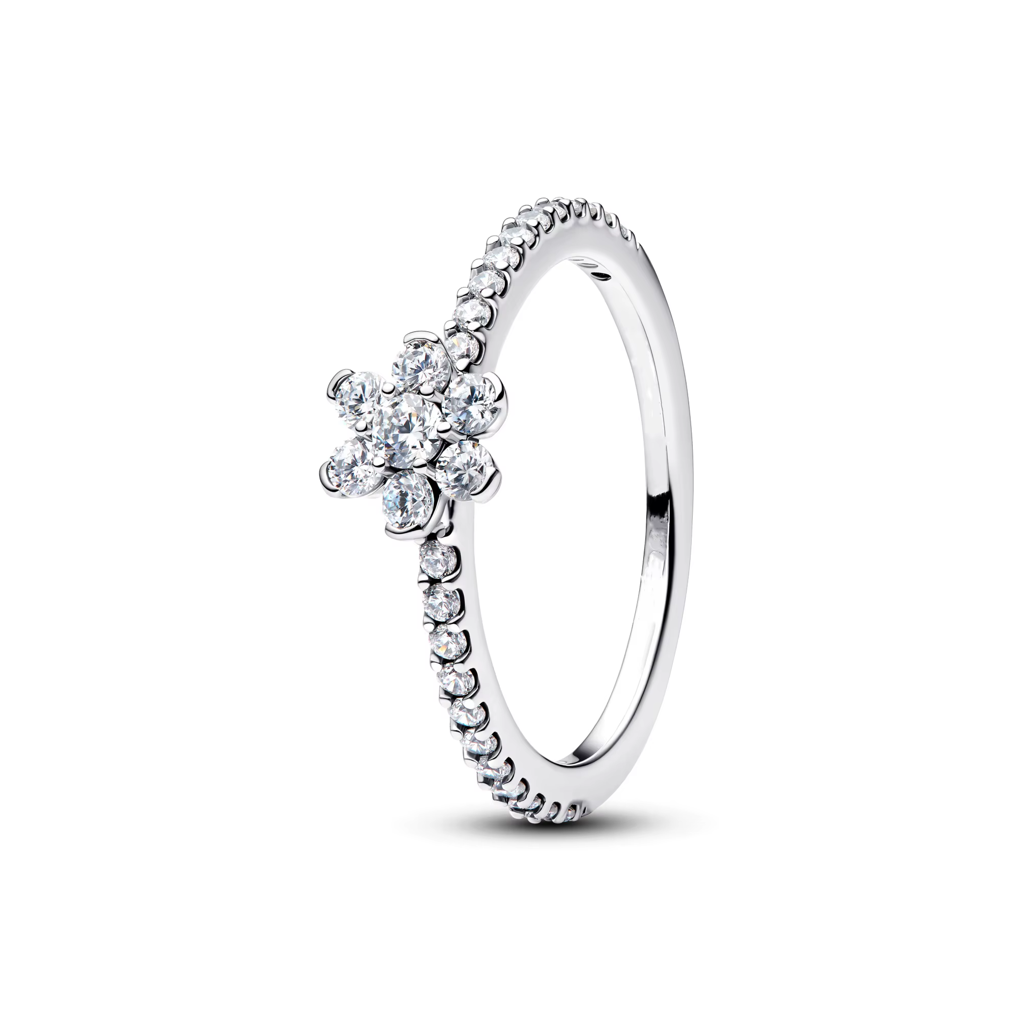 Bague en argent sterling 925 de haute qualité pour la fête des mères, avec couronne florale et forme