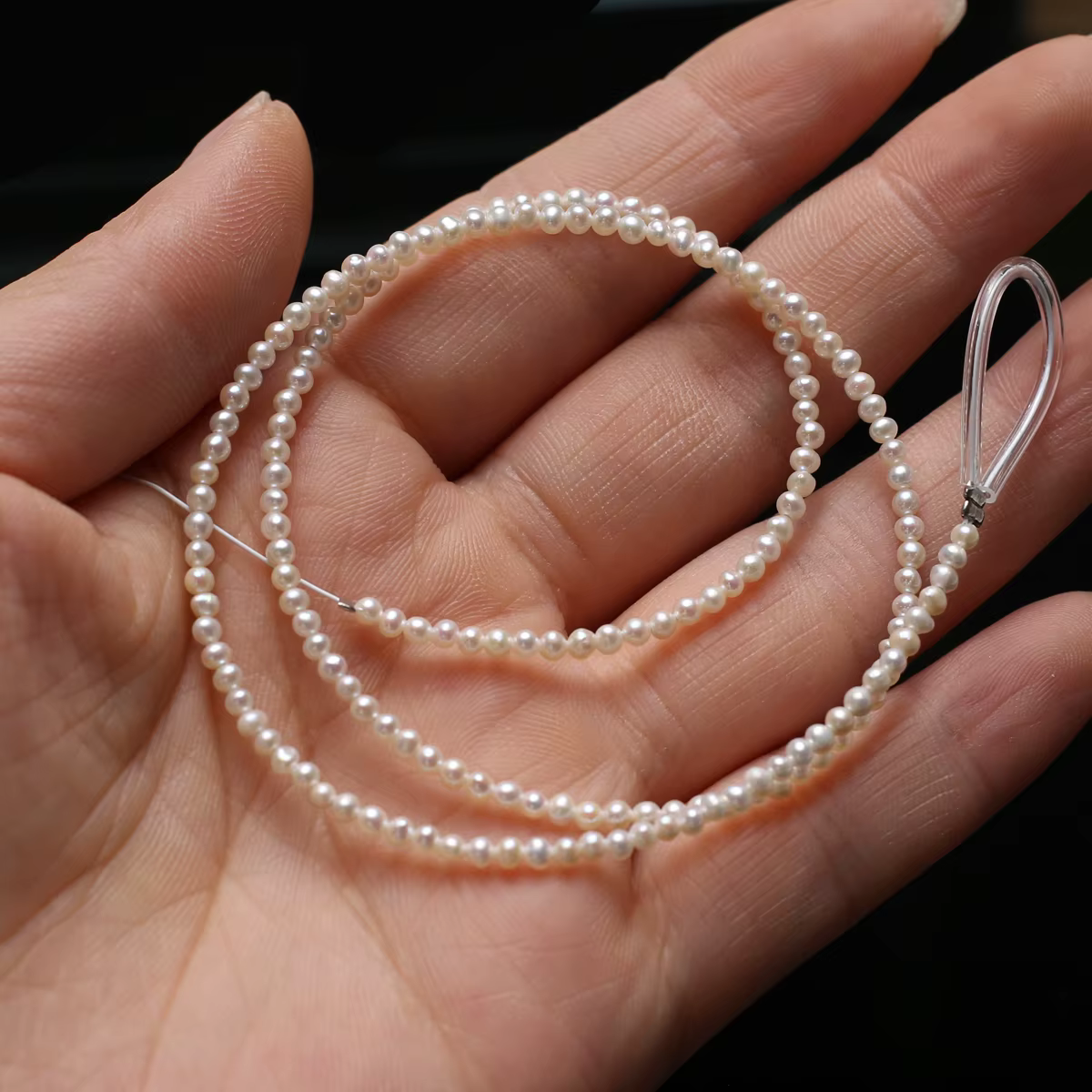 Perles de Culture naturelles originales AAA +, poinçon rond en vrac pour la fabrication de bijoux, f