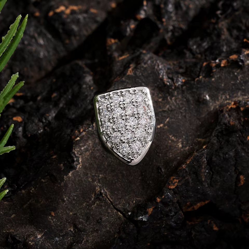 Nouveau accessoire de prothèse incrusté de zircon unique pour femmes et hommes, personnalisé, couleu