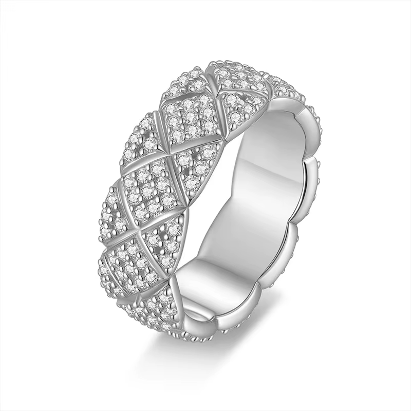 BXINY – bagues de luxe en Moissanite pour hommes, en argent Sterling 925, plaqué or 18 carats, diama