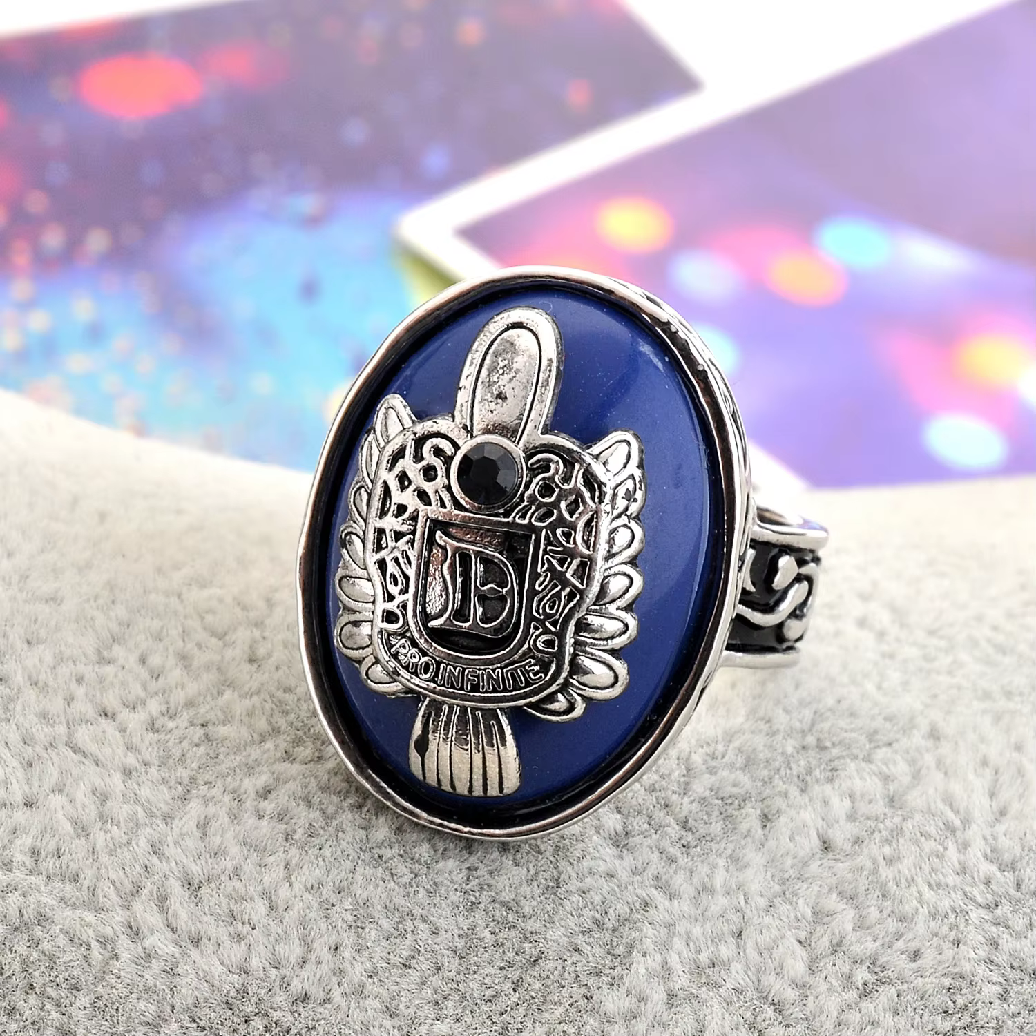 Bijoux Vintage Vampire Diaries anneaux Salvatore Damon Stefan anneaux Punk pour femmes et hommes cad