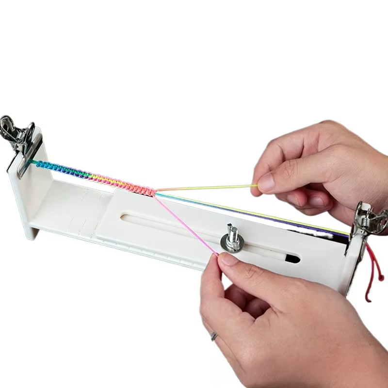 Tisserolère de perlage pour la fabrication de bijoux DIY, avec élastique et aiguille pour perles tch