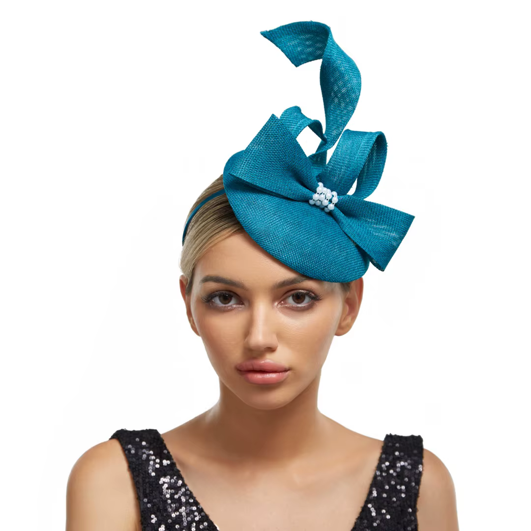 Chapeau fascinateur pour mariage, couvre-chef d'église, perle, pour événement formel, casquette de t