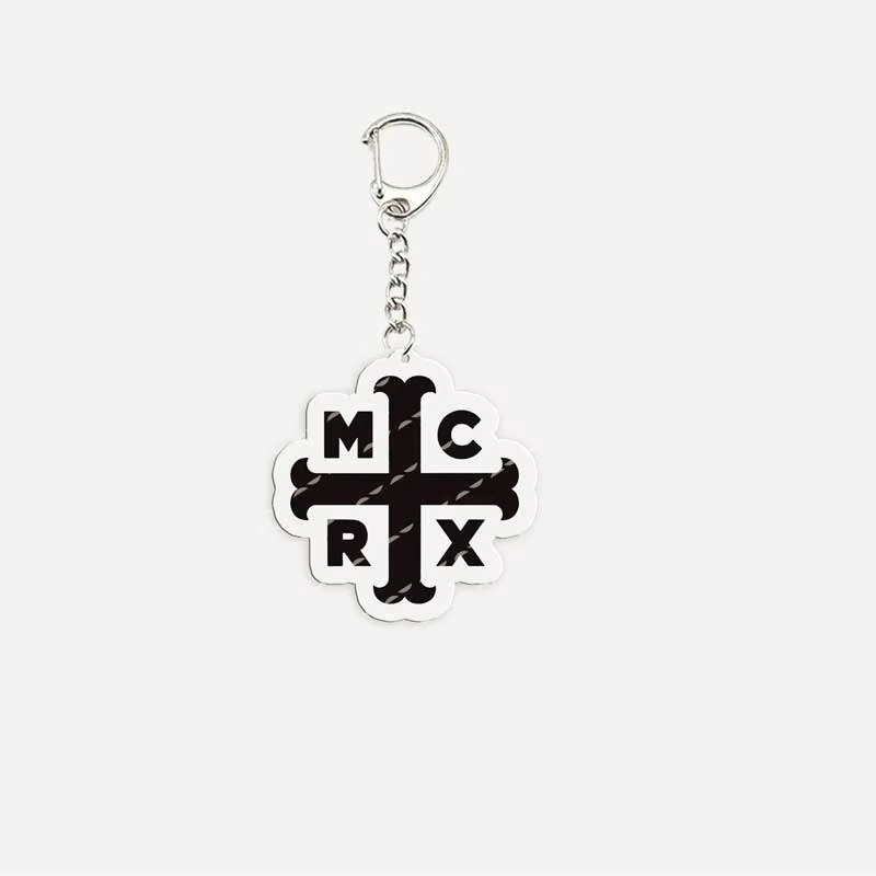 Rock Band ma romance chimique porte-clés pour accessoires acrylique MCR porte-clés à breloques chaîn
