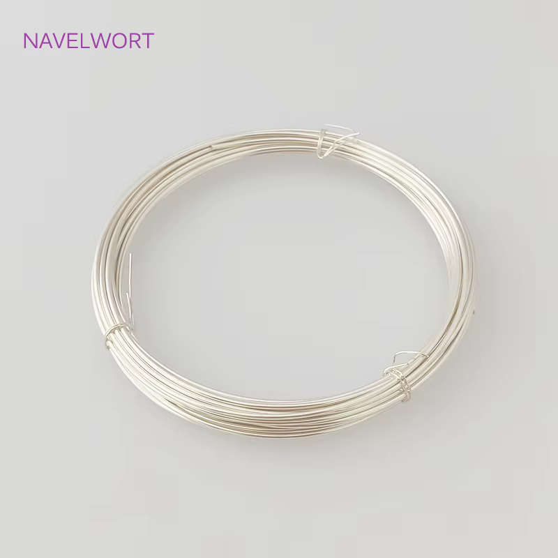 Fil de cuivre plaqué or véritable 0.2mm-1mm 14k/18k, pour la fabrication de bijoux, artisanat de bij