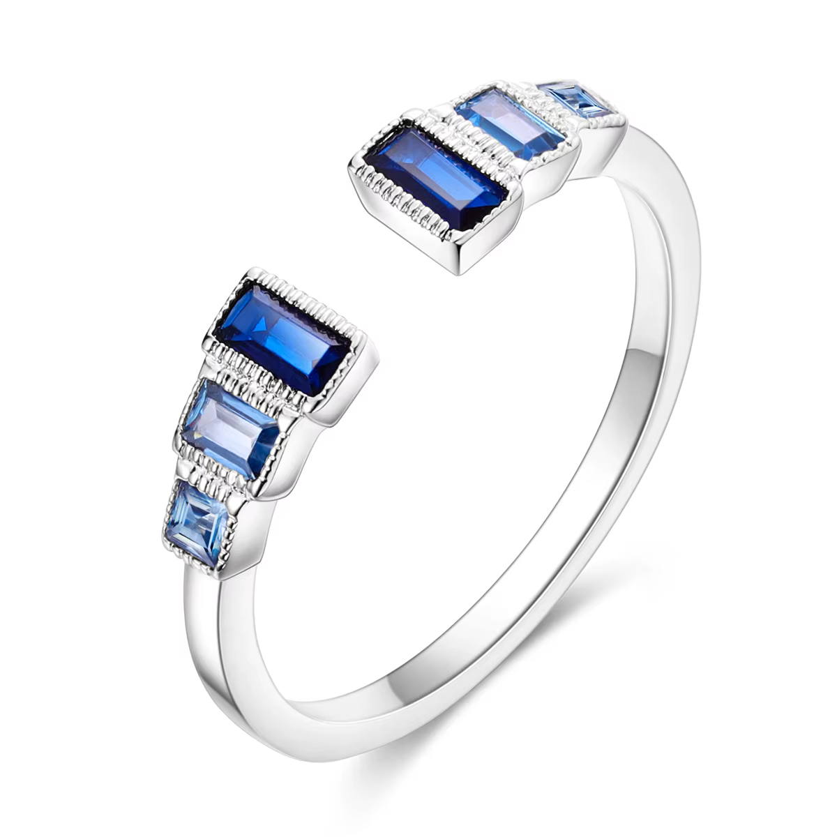 Bague ajustable minimaliste en argent sterling 925, petite forme carrée, style sucre, pour femmes, e