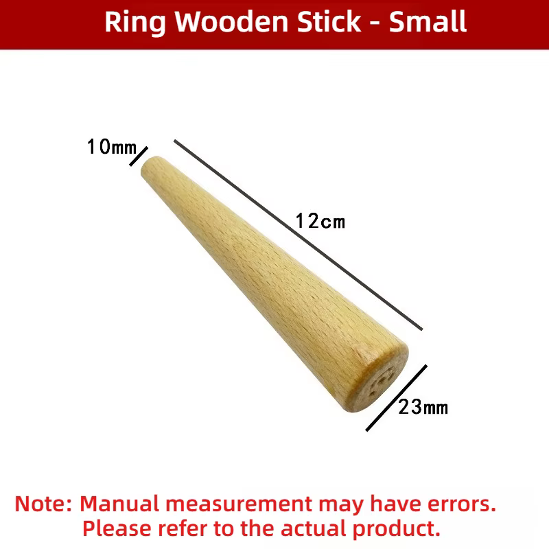 Mandrin de dimensionnement de bagues en bois - Outil de façonnage et de correction de bijoux, résist