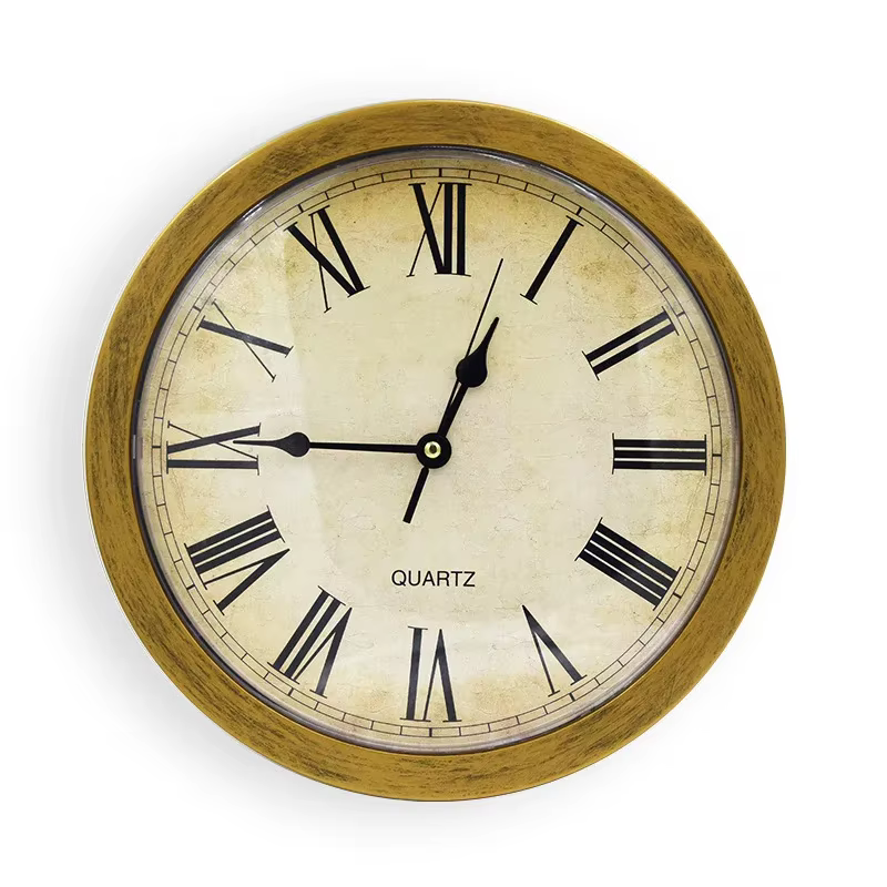 Horloge murale de coffre-fort cachée secrète avec compartiment de rangement, cachette des clés de bi