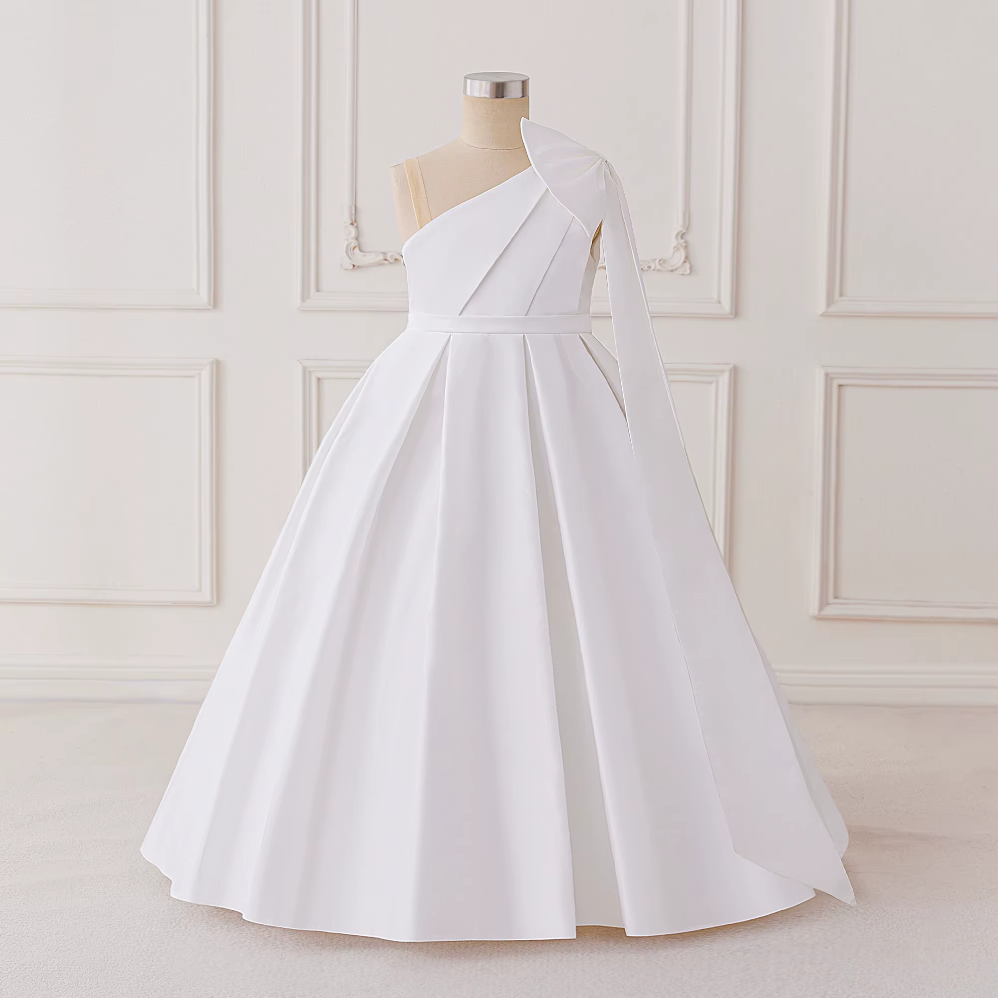 Robe de soirée pour filles, avec nœud, à la mode, élégante, pour mariage, anniversaire, princesse, r