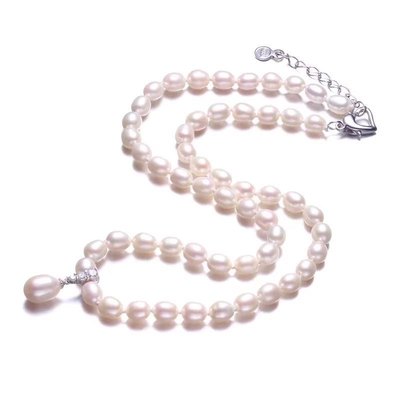 Incroyable Prix Belle Perle Bijoux Collier, Haute Qualité Naturel Perle D'eau Douce Perles Bijoux, B