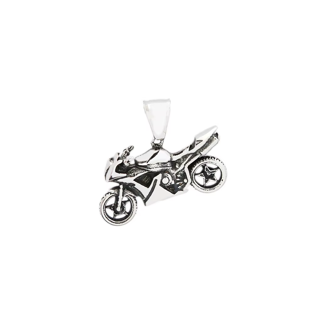 Collier pendentif de moto Vintage Unique pour hommes et garçons, Punk Hip Hop Cool, bijoux de cheval