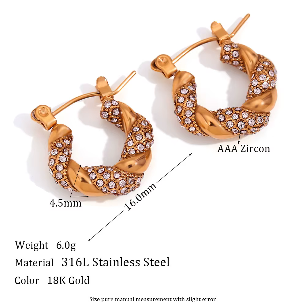 Y2K-Générateur de bijoux en acier plaqué or pour femme, accessoires de maintien, acier inoxydable, 1