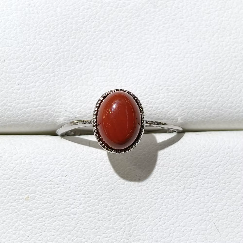 Pierre précieuse naturelle lapis-lazuli, améthyste, quartz rose pour bague en argent réglable pour f