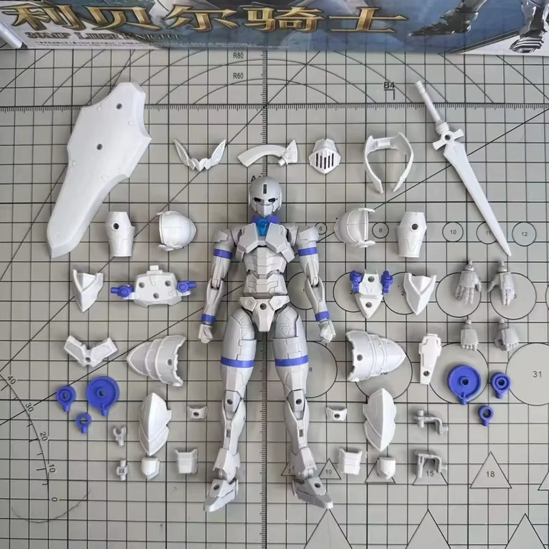 Figurine de chevalier de la République Libel, série Fantasy, modèle à assembler, jouet pour garçons,