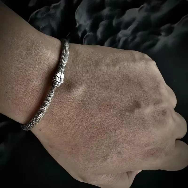 Ouroboros Bracelet symbole infini rétro forme de serpent mystérieux bijoux de mode haut de gamme pou