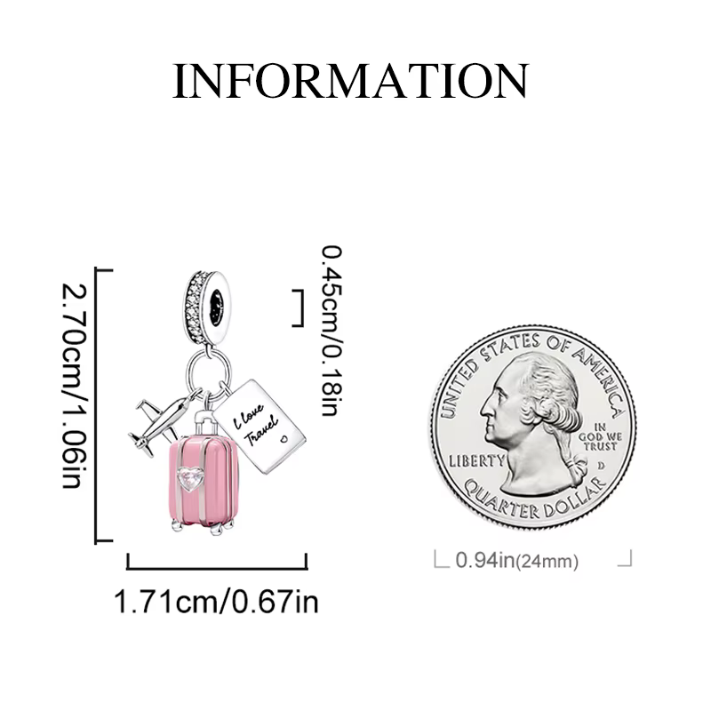 Pendentifs en argent sterling 925, zircon, patte, cœur rouge, breloques, perles compatibles avec les